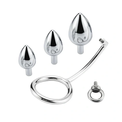 Anal Hook DiscreetChoice Set Cock Steel with 4663 Stainless Ring 1119